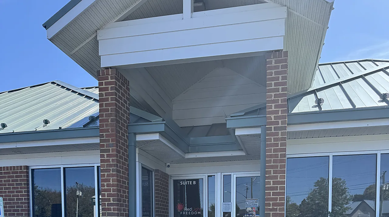 RedLight Freedom storefront at 2903 Boulevard, Suite B, Colonial Heights, VA