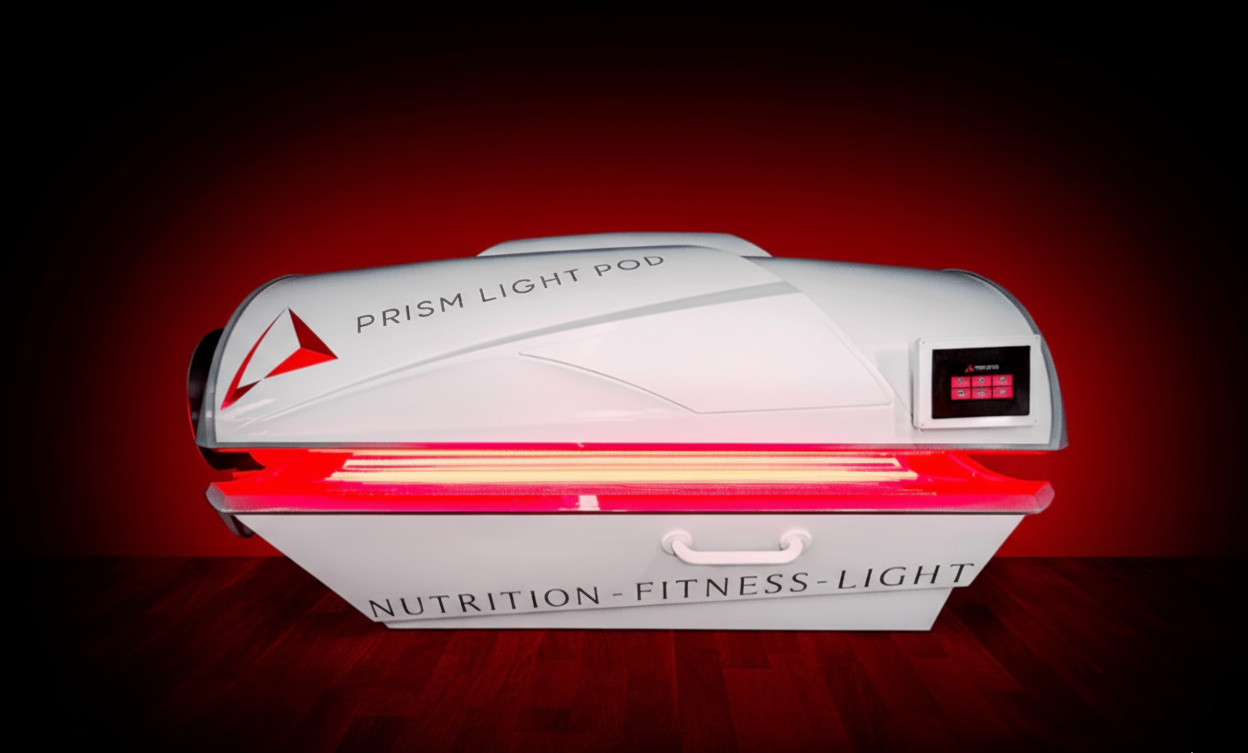 Prism Light Pod full-body red light therapy bed