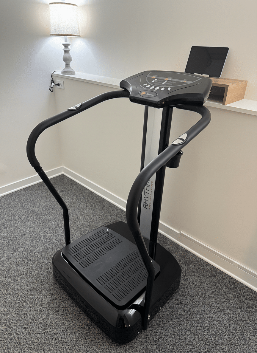 LifePro vibration plate at the RedLight Freedom studio in Colonial Heights