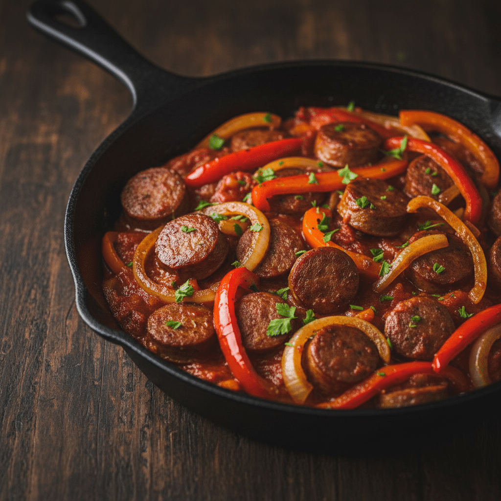 Sausage, Peppers & Onions