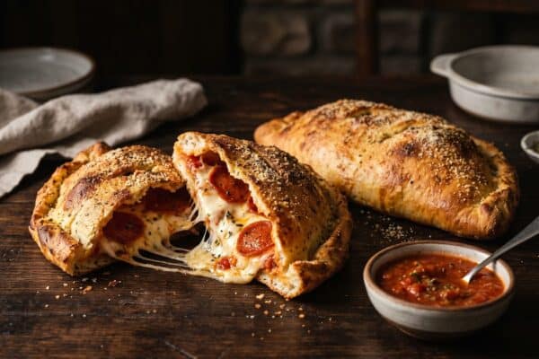 Pepperoni Pizza Calzones recipe photo